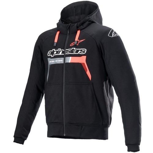 Veste moto capuche - de,