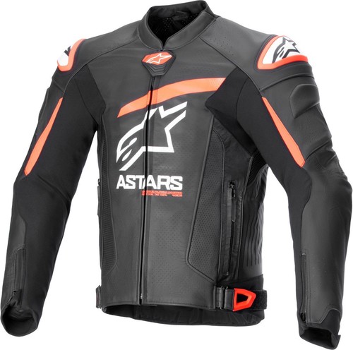 Blouson cuir moto perforé - cuir,